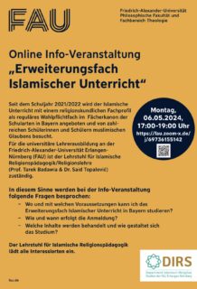 Zum Artikel "Einladung zur Online-Infoveranstaltung „Islamischer Unterricht“"