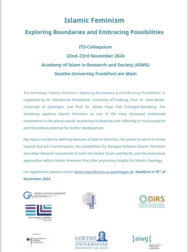 Workshop „Islamischer Feminismus: Grenzen erkunden und Chancen nutzen“