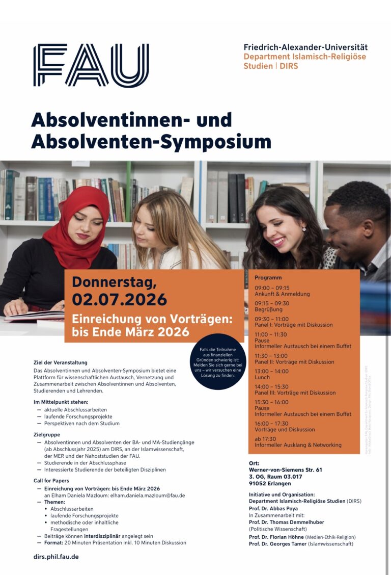 Absolventinnen und Absolventen Symposium